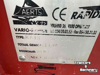 Charrues Aerts aerts 3 schaar vario ploeg dieploeg