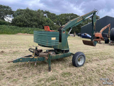 Pelleteuse Visanocar Bandenkraan, getrokken kraan, kraan, graafmachine diversen